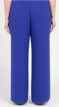 Load image into Gallery viewer, White / Blue Chiffon Trousers - Godske
