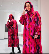 Load image into Gallery viewer, Pink Wool Coat - Aino
