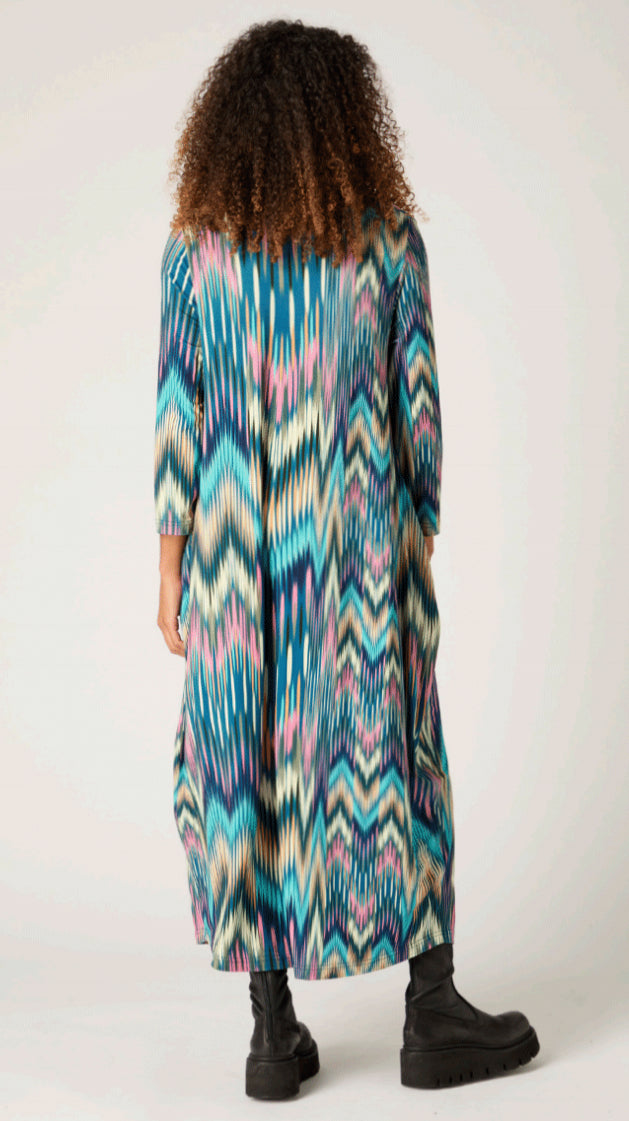 Multicoloured Jersey Dress - Sahara  verityplum.online