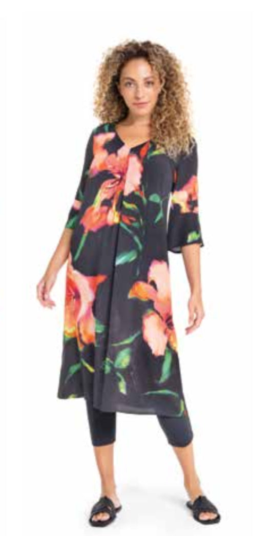 Coral Floral Dress 637243/39 - Doris Streich