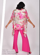Load image into Gallery viewer, Fuchsia and White Silk Top - Allison SS25
