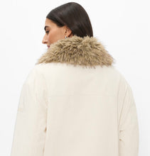 Load image into Gallery viewer, Fur Trim Ecru Jacket - Brax
