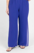 Load image into Gallery viewer, White / Blue Chiffon Trousers - Godske
