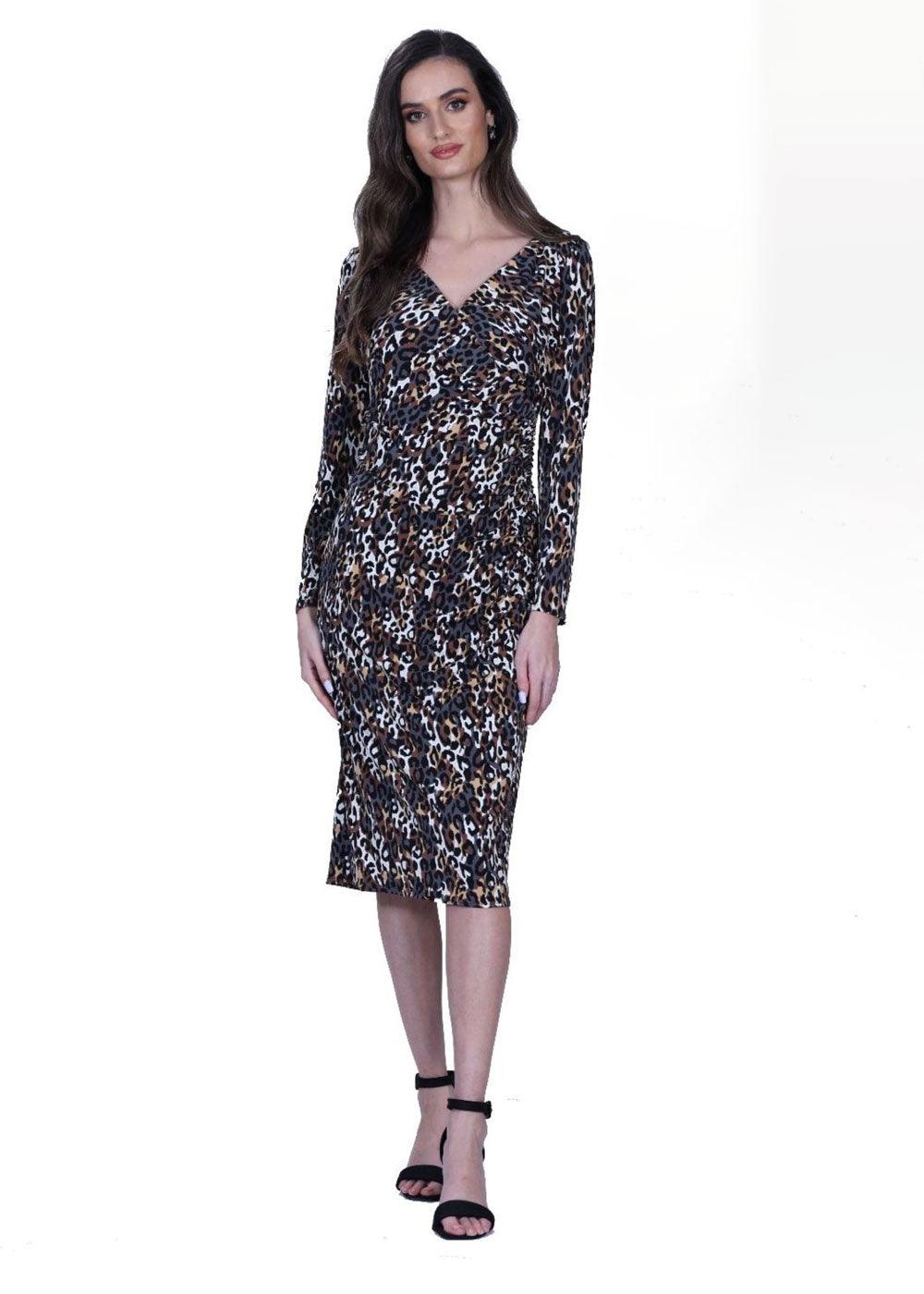 Allison floral fashion sweater dress