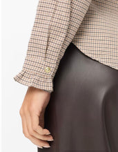 Load image into Gallery viewer, Frill Collar Check Shirt Victoria - Brax
