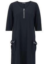 Load image into Gallery viewer, Zipped detail Black Dress - 631 600_99 - Doris Streich
