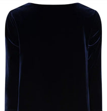 Load image into Gallery viewer, Navy Velvet Tunic 73048 - Tia
