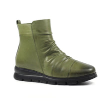 Load image into Gallery viewer, Florida Green Leather Boot - Lazy Dogz
