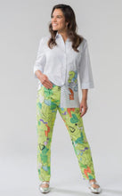 Load image into Gallery viewer, Lime Graphic Trousers - See You
