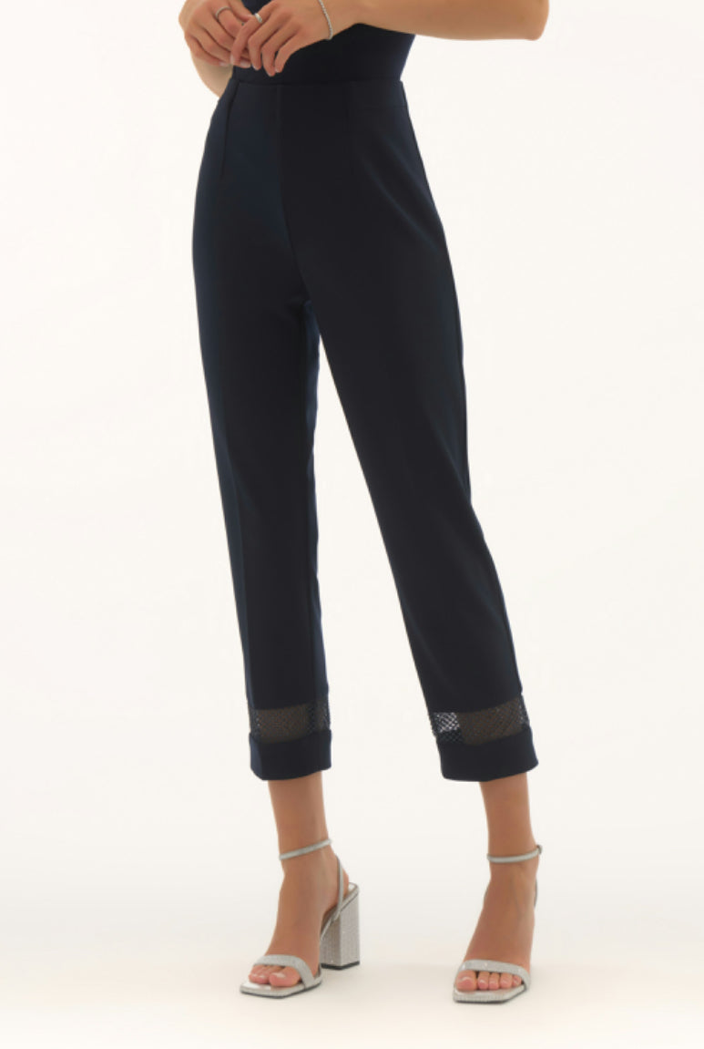 Midnight Blue 7/8 Trousers - Joseph Ribkoff Signature