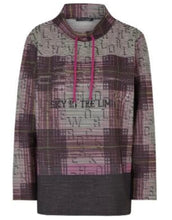 Load image into Gallery viewer, Bordeaux Ribbed Sweatshirt 332 161/49 - Doris Streich Winter 2026

