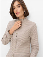 Load image into Gallery viewer, Frill Collar Check Shirt Victoria - Brax
