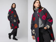 Load image into Gallery viewer, Wool Swirl Pattern Coat 87146 - Noen
