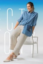 Load image into Gallery viewer, Denim Blouse - See You
