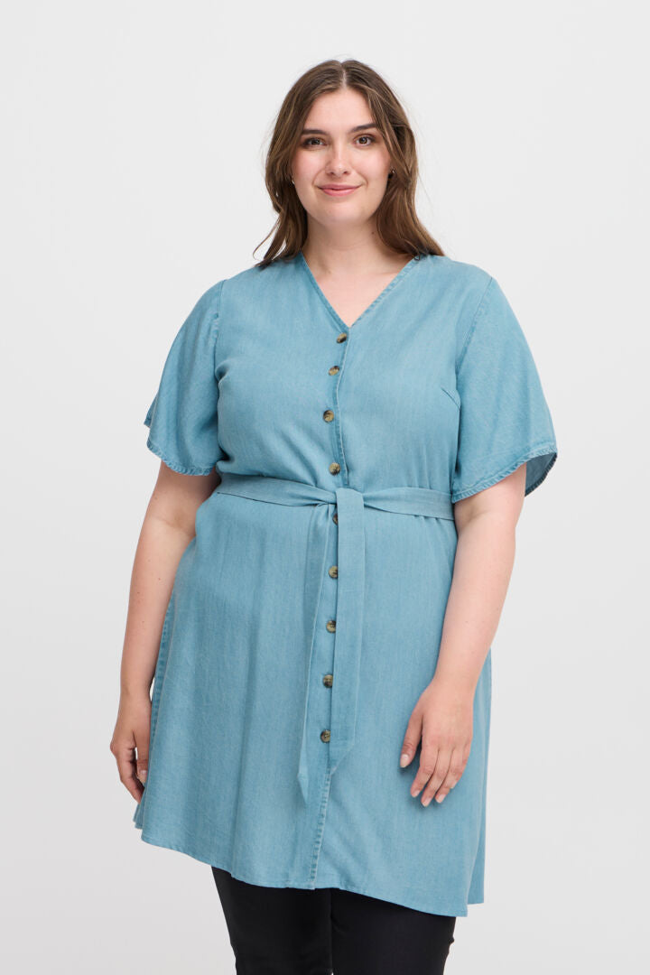 wish denim dress Wish You Luck Denim Top