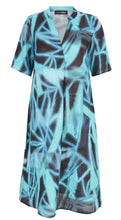 Load image into Gallery viewer, Aqua Print Dress - Doris Streich

