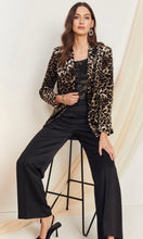 Load image into Gallery viewer, Velvet Animal Print Jacket - Tia
