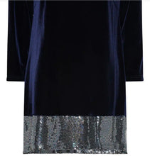 Load image into Gallery viewer, Navy Velvet Tunic 73048 - Tia
