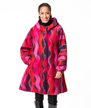 Load image into Gallery viewer, Wool Hooded Pink Jacket - Aino
