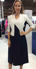 Load image into Gallery viewer, Navy &amp; White Jacket - Tia
