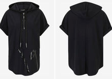 Load image into Gallery viewer, Hooded Black Jacket - 190 600_99 - Doris Streich
