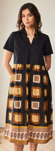 Load image into Gallery viewer, Black Print Dress S26104 - Peruzzi
