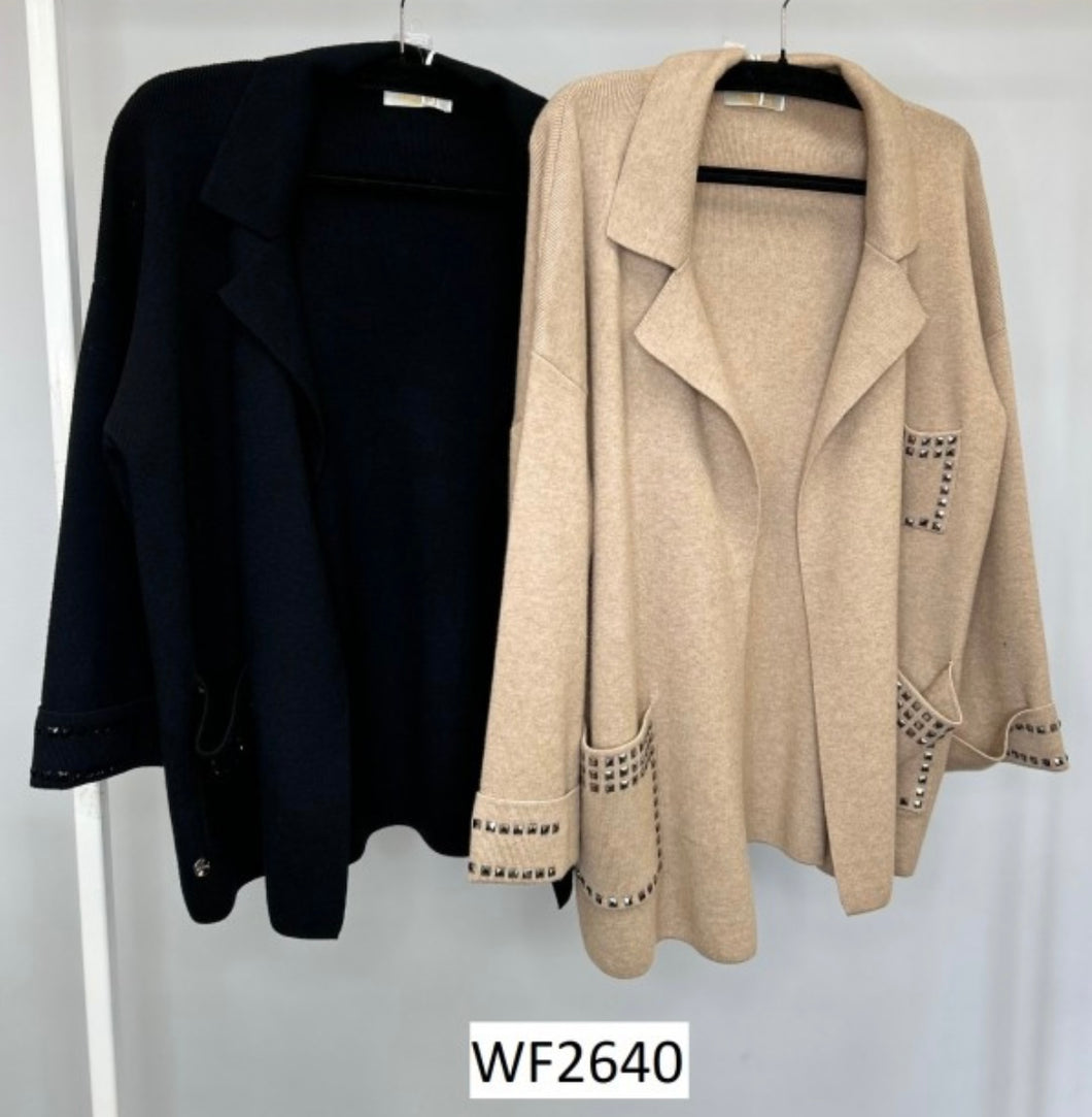Black Jacket Crystal Detail WF2640 - Malissa J