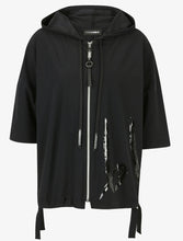 Load image into Gallery viewer, Hooded Black Jacket - 190 600_99 - Doris Streich

