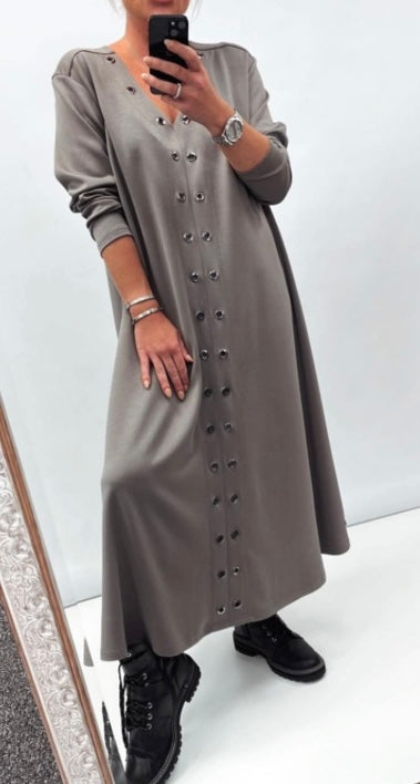 Ring Detail Dress - Malissa J