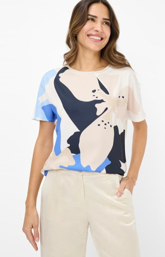 Caelen Blue Print T-shirt  - Brax