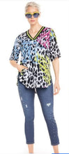 Load image into Gallery viewer, Bright Animal Print Tunic 237 128/23 - Doris Streich 26
