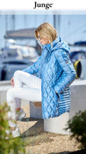 Load image into Gallery viewer, Ocean Blue Quilted Jacket 0126-2041-62 - Junge
