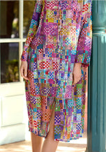Load image into Gallery viewer, Tiles Shirt Dress GRD6857-CGT - Sahara
