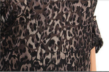 Load image into Gallery viewer, Satin Animal Print Blouse - Doris Streich
