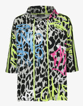 Load image into Gallery viewer, Bright Lime Stripe Sweatshirt 376 127/23 - Doris Streich
