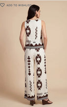 Load image into Gallery viewer, Brown &amp; Cream Trousers - URBAN BLISS
