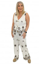 Load image into Gallery viewer, Brown &amp; White Waistcoat WF2820 - Malissa J
