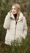 Load image into Gallery viewer, Ecru Faux Fur Panelled Jacket 0226-2459-64 - Junge
