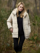 Load image into Gallery viewer, Ecru Faux Fur Panelled Jacket 0226-2459-64 - Junge
