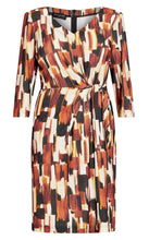 Load image into Gallery viewer, Brown Print Dress - Georgedé
