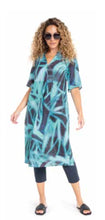 Load image into Gallery viewer, Aqua Print Dress - Doris Streich

