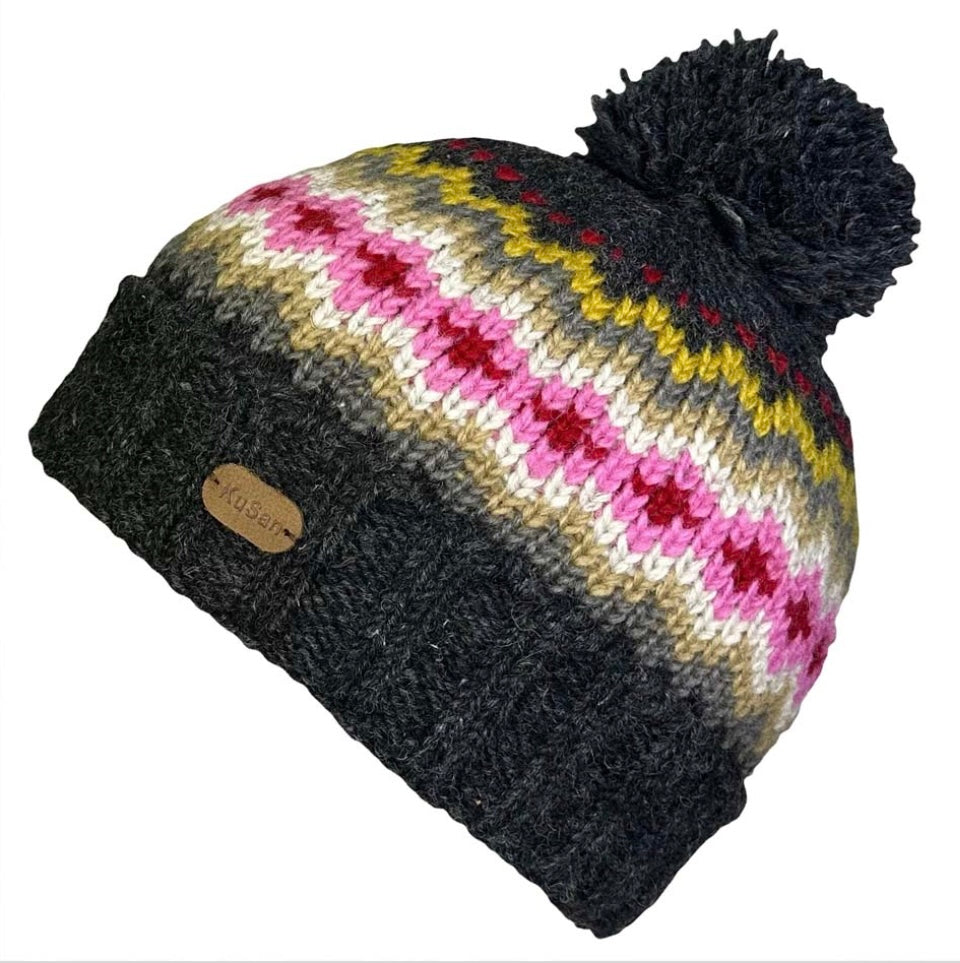 Wool Bobble Hat - Kusan