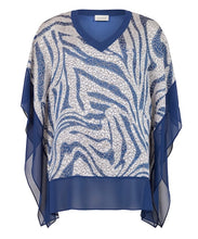 Load image into Gallery viewer, Navy Floaty Tunic - Godske
