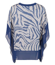 Load image into Gallery viewer, Navy Floaty Tunic - Godske
