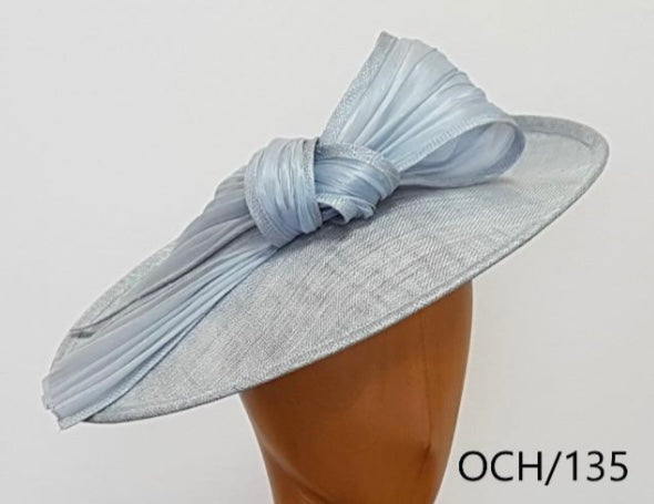 Large Disc Silk Bow OCH 135 - Hats