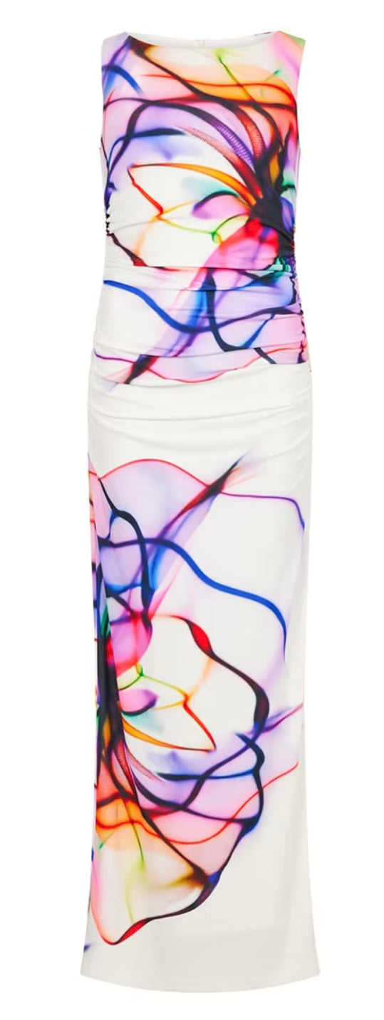 Off White Maxi Dress - Tia