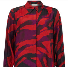 Load image into Gallery viewer, Maroon Print Shirt 86260 - Noen
