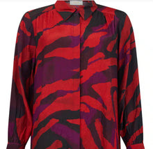 Load image into Gallery viewer, Maroon Print Shirt 86260 - Noen
