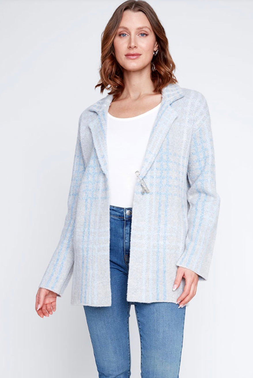 Light Blue Cardigan 2523034 - Coco Y Club