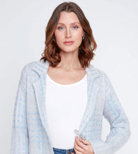 Load image into Gallery viewer, Light Blue Cardigan 2523034 - Coco Y Club
